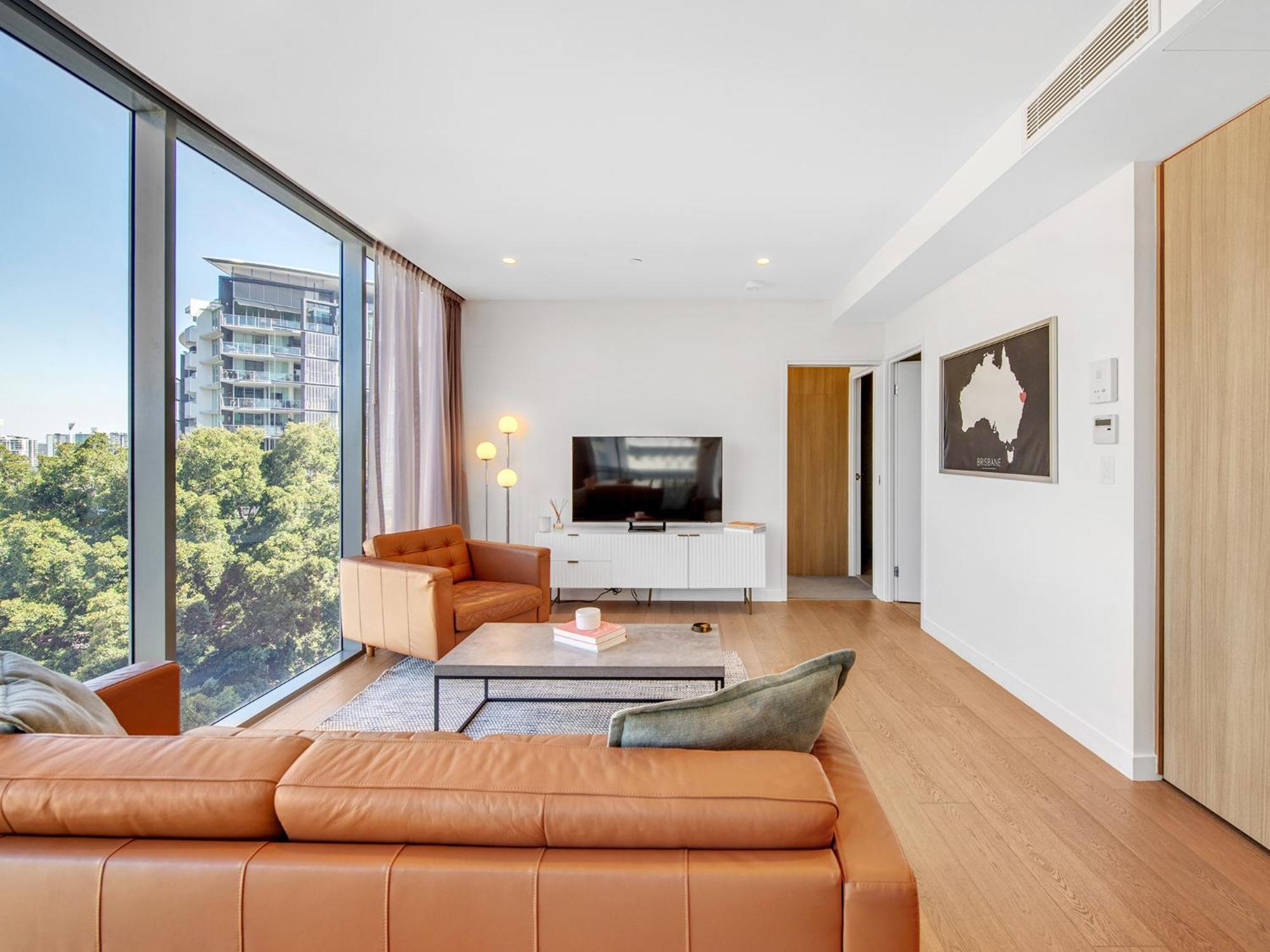 Lovely 2 Bedroom Executive Apartment Brisbane Bagian luar foto